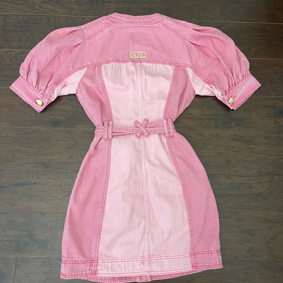 Size AU 4 Shades Pink Denim Dress - Picture 4 of 5
